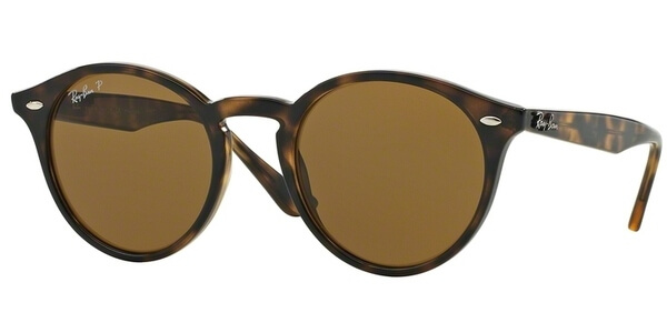 Sluneční brýle Ray-Ban® model 2180, barva obruby hnědá lesk, čočka hnědá polarizovaná, kód barevné varianty 71083. 