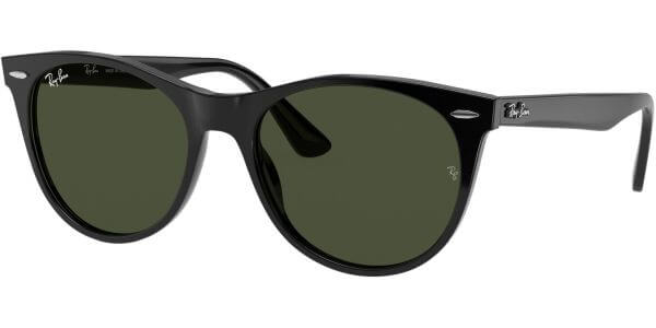 Sluneční brýle Ray-Ban® model 2185, barva obruby černá lesk, čočka zelená, kód barevné varianty 90131. 