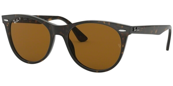 Sluneční brýle Ray-Ban® model 2185, barva obruby hnědá lesk, čočka hnědá polarizovaná, kód barevné varianty 90257. 