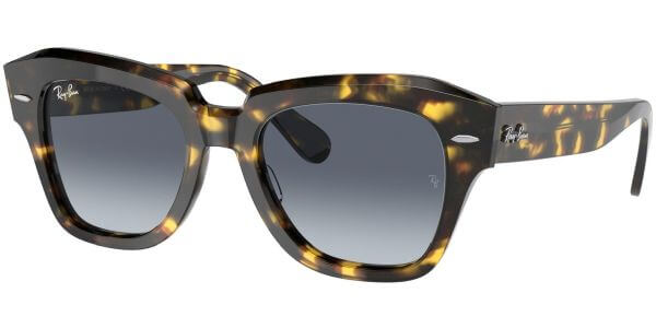 Sluneční brýle Ray-Ban® model 2186, barva obruby hnědá lesk žlutá, čočka šedá gradál, kód barevné varianty 133286. 