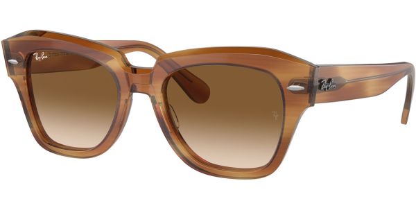 Sluneční brýle Ray-Ban® model 2186, barva obruby hnědá lesk, čočka hnědá gradál, kód barevné varianty 140351. 