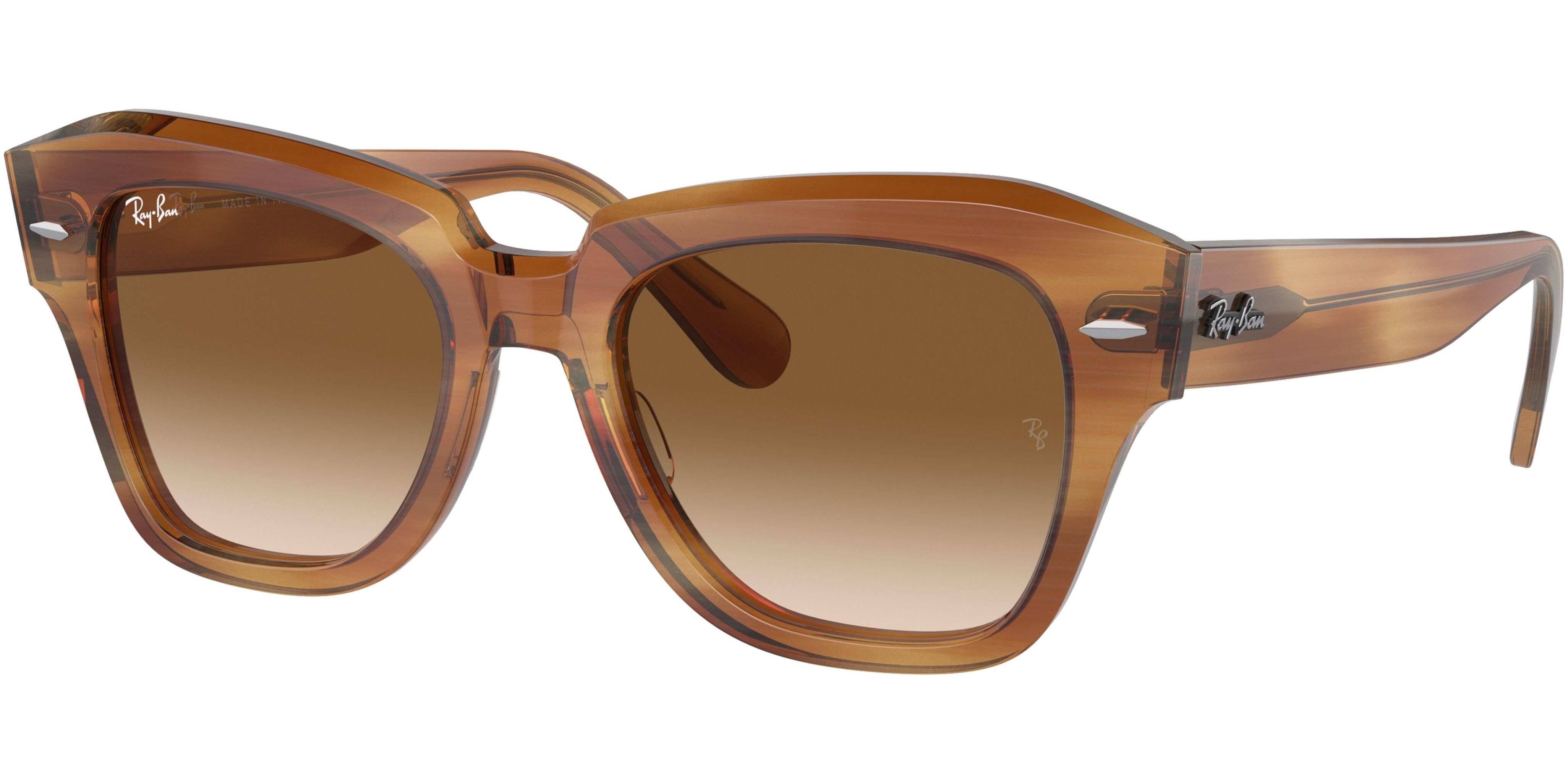 Sluneční brýle Ray-Ban® model 2186, barva obruby hnědá lesk, čočka hnědá gradál, kód barevné varianty 140351. 