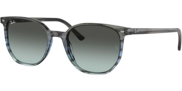 Sluneční brýle Ray-Ban® model 2197, barva obruby šedá lesk modrá, čočka modrá gradál, kód barevné varianty 1391GK. 