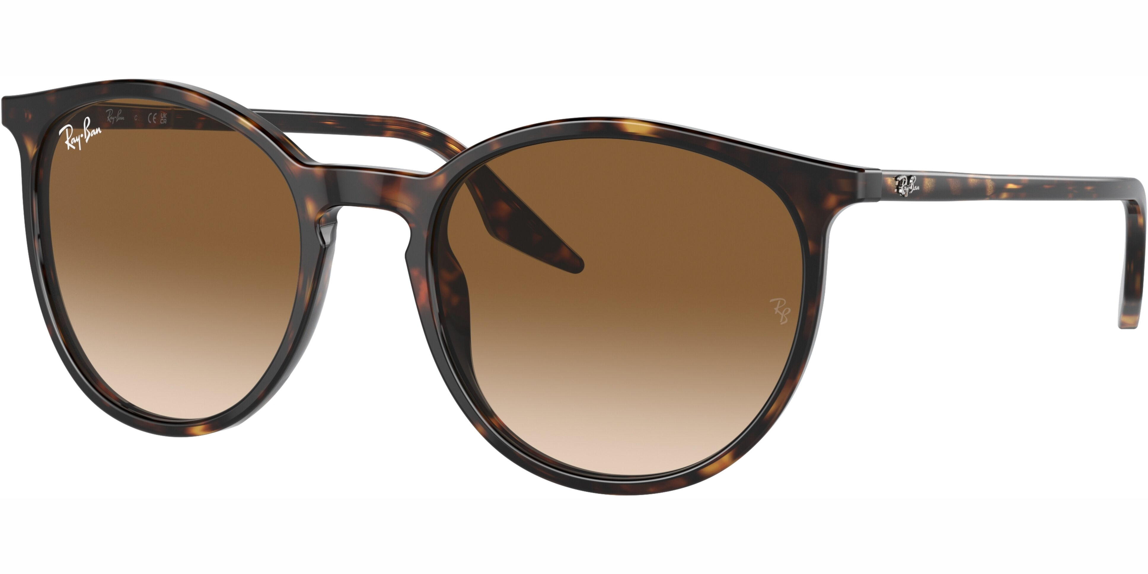 Sluneční brýle Ray-Ban® model 2204, barva obruby hnědá lesk, čočka hnědá gradál, kód barevné varianty 90251. 