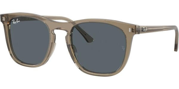 Sluneční brýle Ray-Ban® model 2210, barva obruby hnědá lesk čirá, čočka modrá, kód barevné varianty 6765R5. 