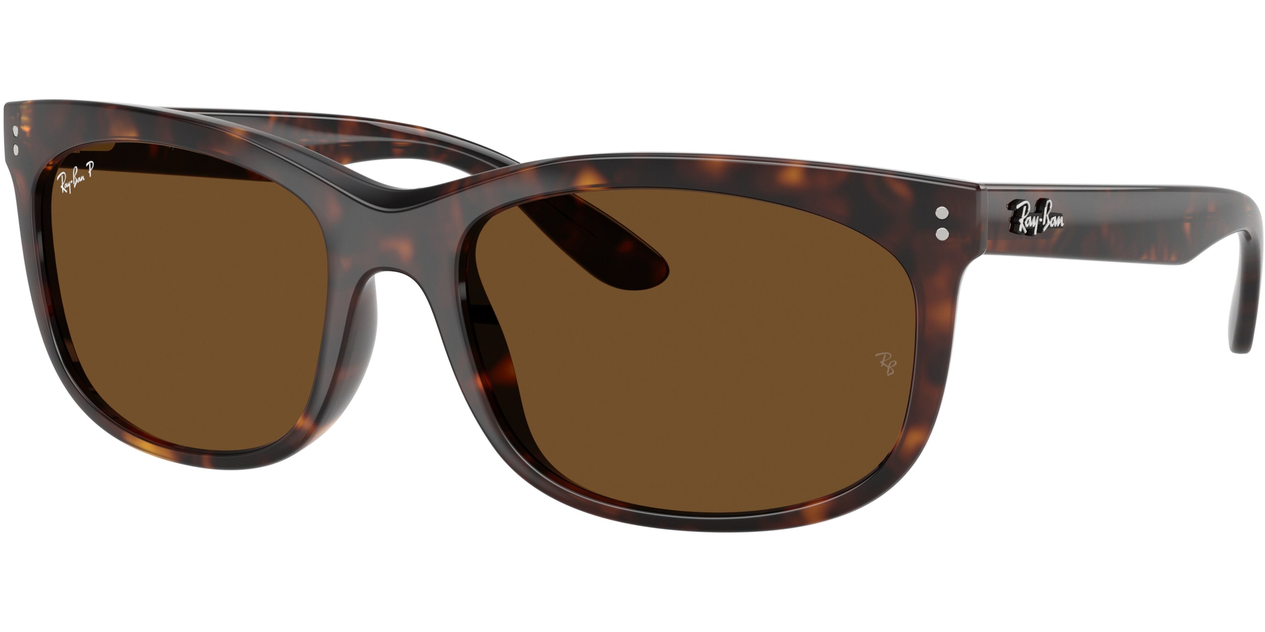 Sluneční brýle Ray-Ban® model 2389, barva obruby hnědá lesk, čočka hnědá polarizovaná, kód barevné varianty 90257. 