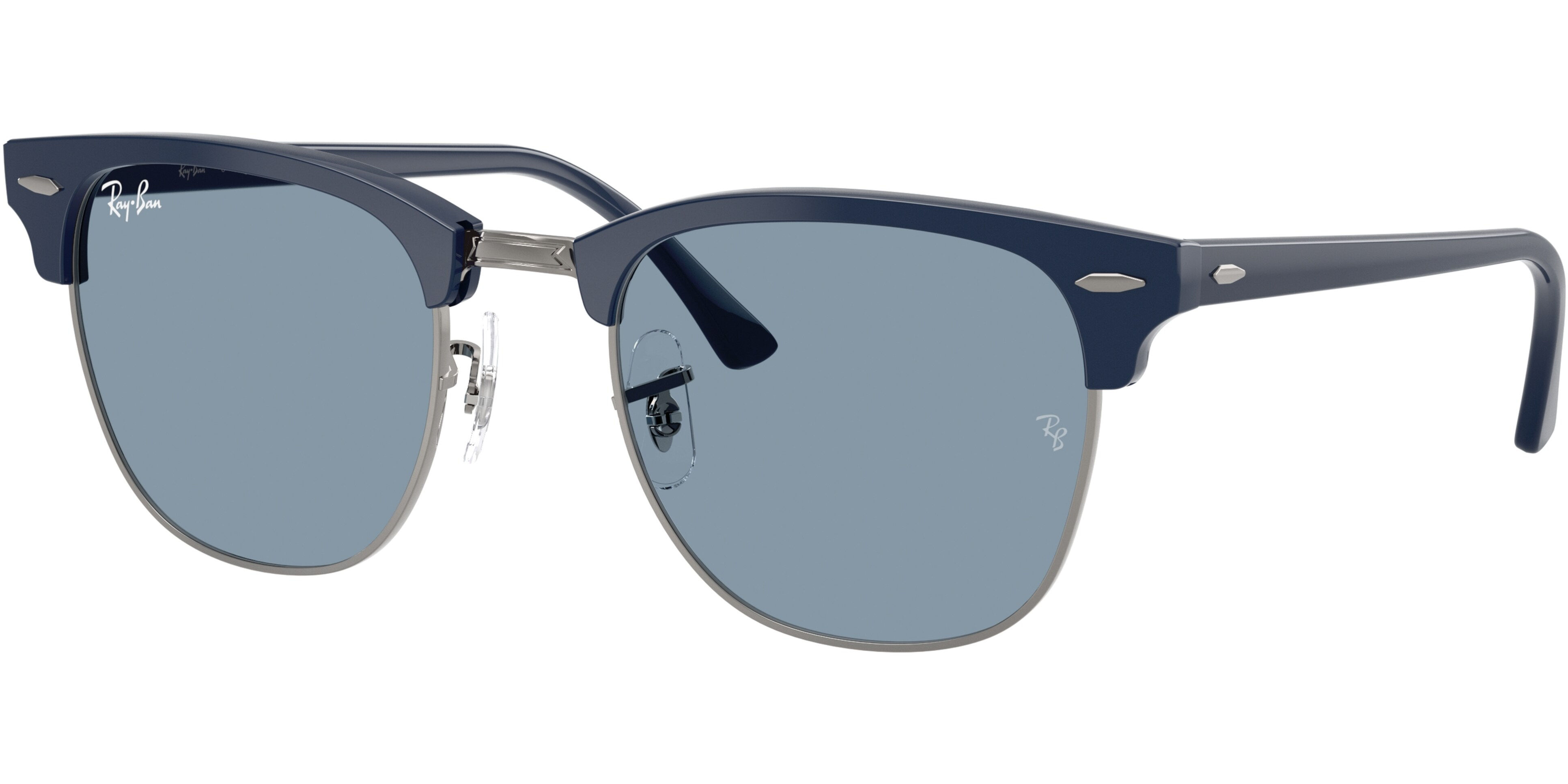 Sluneční brýle Ray-Ban® model 3016, barva obruby modrá lesk šedá, čočka modrá, kód barevné varianty 687956. 