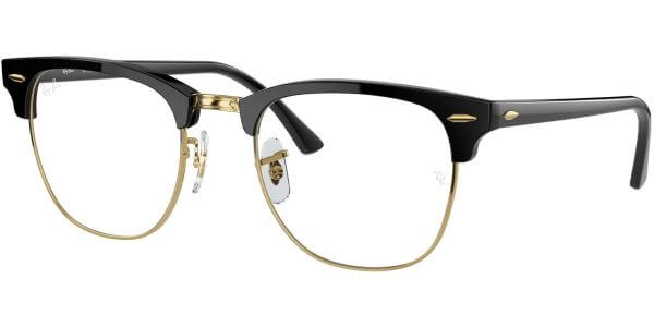 Sluneční brýle Ray-Ban® model 3016, barva obruby černá lesk zlatá, čočka čirá, kód barevné varianty 901BF. 