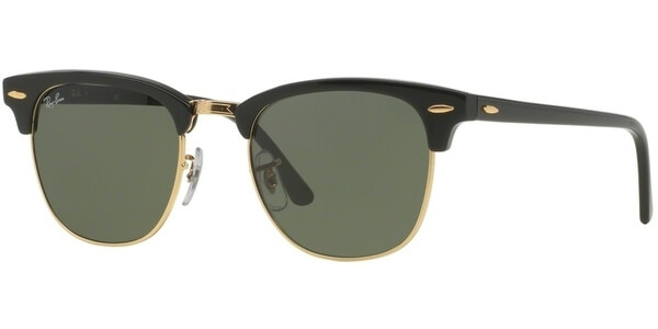 Sluneční brýle Ray-Ban® model 3016, barva obruby černá lesk zlatá, čočka zelená, kód barevné varianty W0365. 