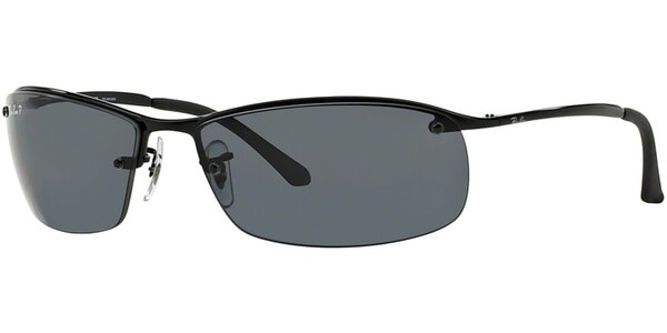 Sluneční brýle Ray-Ban® model 3183, barva obruby černá lesk, čočka šedá polarizovaná, kód barevné varianty 00281. 
