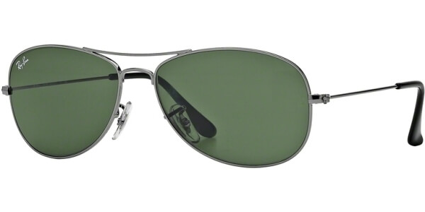 Sluneční brýle Ray-Ban® model 3362, barva obruby šedá lesk, čočka zelená, kód barevné varianty 004. 