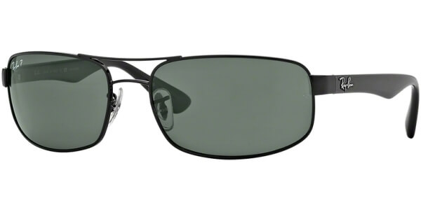 Sluneční brýle Ray-Ban® model 3445, barva obruby černá lesk, čočka zelená polarizovaná, kód barevné varianty 00258. 