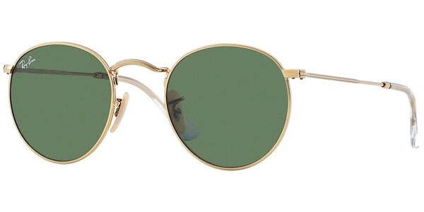 Sluneční brýle Ray-Ban® model 3447, barva obruby zlatá lesk, čočka zelená, kód barevné varianty 001. 