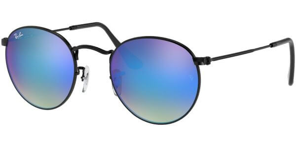 Sluneční brýle Ray-Ban® model 3447, barva obruby černá lesk, čočka modrá zrcadlo, kód barevné varianty 0024O. 