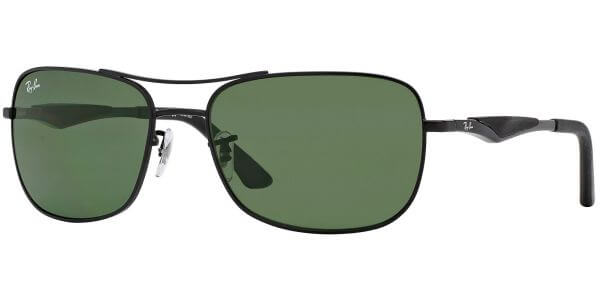 Sluneční brýle Ray-Ban® model 3515, barva obruby černá mat, čočka zelená, kód barevné varianty 00671. 
