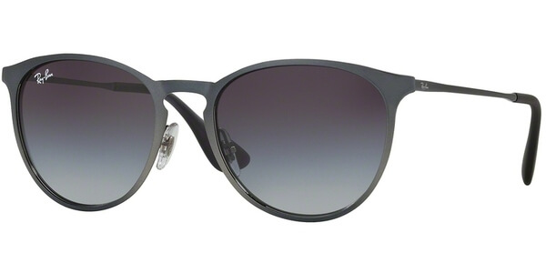 Sluneční brýle Ray-Ban® model 3539, barva obruby stříbrná mat, čočka šedá gradál, kód barevné varianty 1928G. 