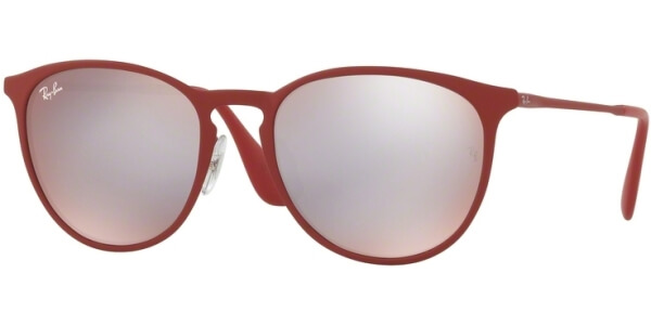 Sluneční brýle Ray-Ban® model 3539, barva obruby červená mat čevená, čočka šedá zrcadlo, kód barevné varianty 9023B5. 