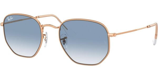 Sluneční brýle Ray-Ban® model 3548, barva obruby bronzová lesk, čočka modrá gradál, kód barevné varianty 92023F. 