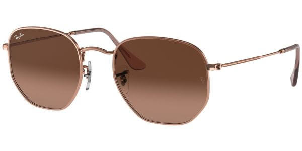Sluneční brýle Ray-Ban® model 3548N, barva obruby bronzová lesk, čočka hnědá gradál, kód barevné varianty 9069A5. 