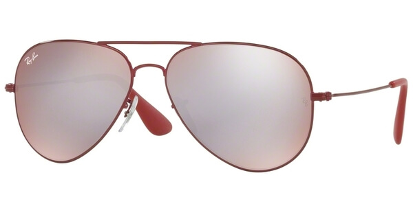Sluneční brýle Ray-Ban® model 3558, barva obruby vínová lesk, čočka stříbrná zrcadlo gradál, kód barevné varianty 9017B5. 