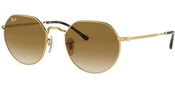 Sluneční brýle Ray-Ban® model 3565, barva obruby zlatá lesk, čočka hnědá gradál, kód barevné varianty 00151. 