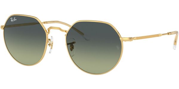 Sluneční brýle Ray-Ban® model 3565, barva obruby zlatá lesk, čočka zelená gradál, kód barevné varianty 001BH. 