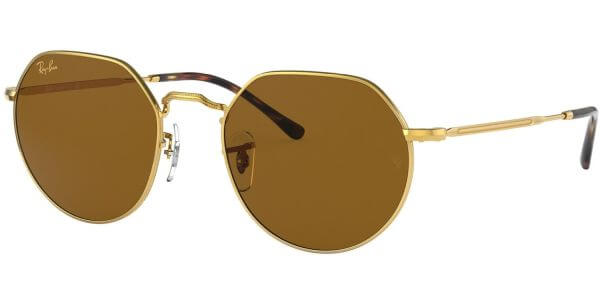Sluneční brýle Ray-Ban® model 3565, barva obruby zlatá lesk, čočka hnědá, kód barevné varianty 919633. 