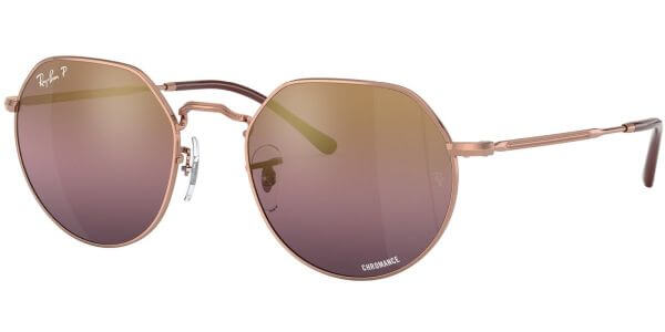 Sluneční brýle Ray-Ban® model 3565, barva obruby bronzová lesk, čočka zlatá zrcadlo gradál polarizovaná, kód barevné varianty 9202G9. 