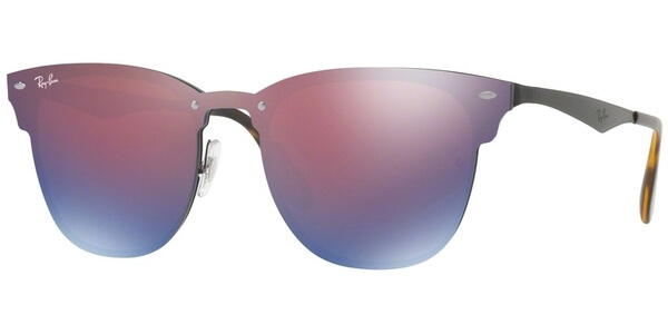 Sluneční brýle Ray-Ban® model 3576N, barva obruby modrá lesk černá, čočka modrá zrcadlo, kód barevné varianty 1537V. 