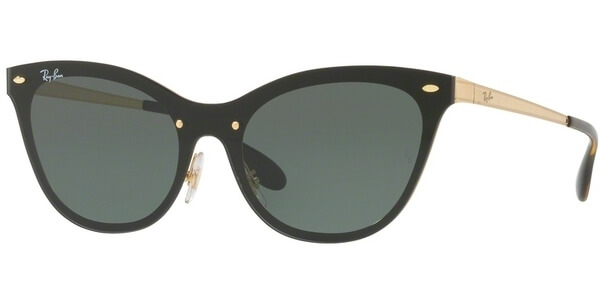Sluneční brýle Ray-Ban® model 3580N, barva obruby černá lesk zlatá, čočka šedá, kód barevné varianty 04371. 