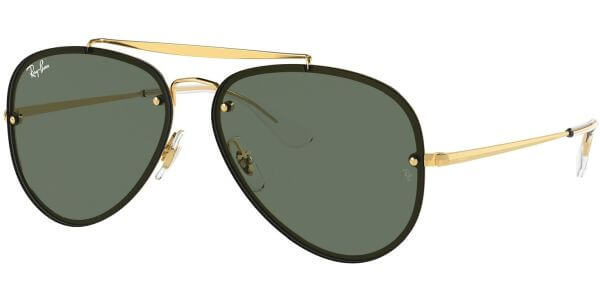Sluneční brýle Ray-Ban® model 3584N, barva obruby zlatá lesk, čočka zelená, kód barevné varianty 905071. 