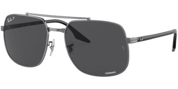 Sluneční brýle Ray-Ban® model 3699, barva obruby šedá lesk černá, čočka šedá polarizovaná, kód barevné varianty 004K8. 