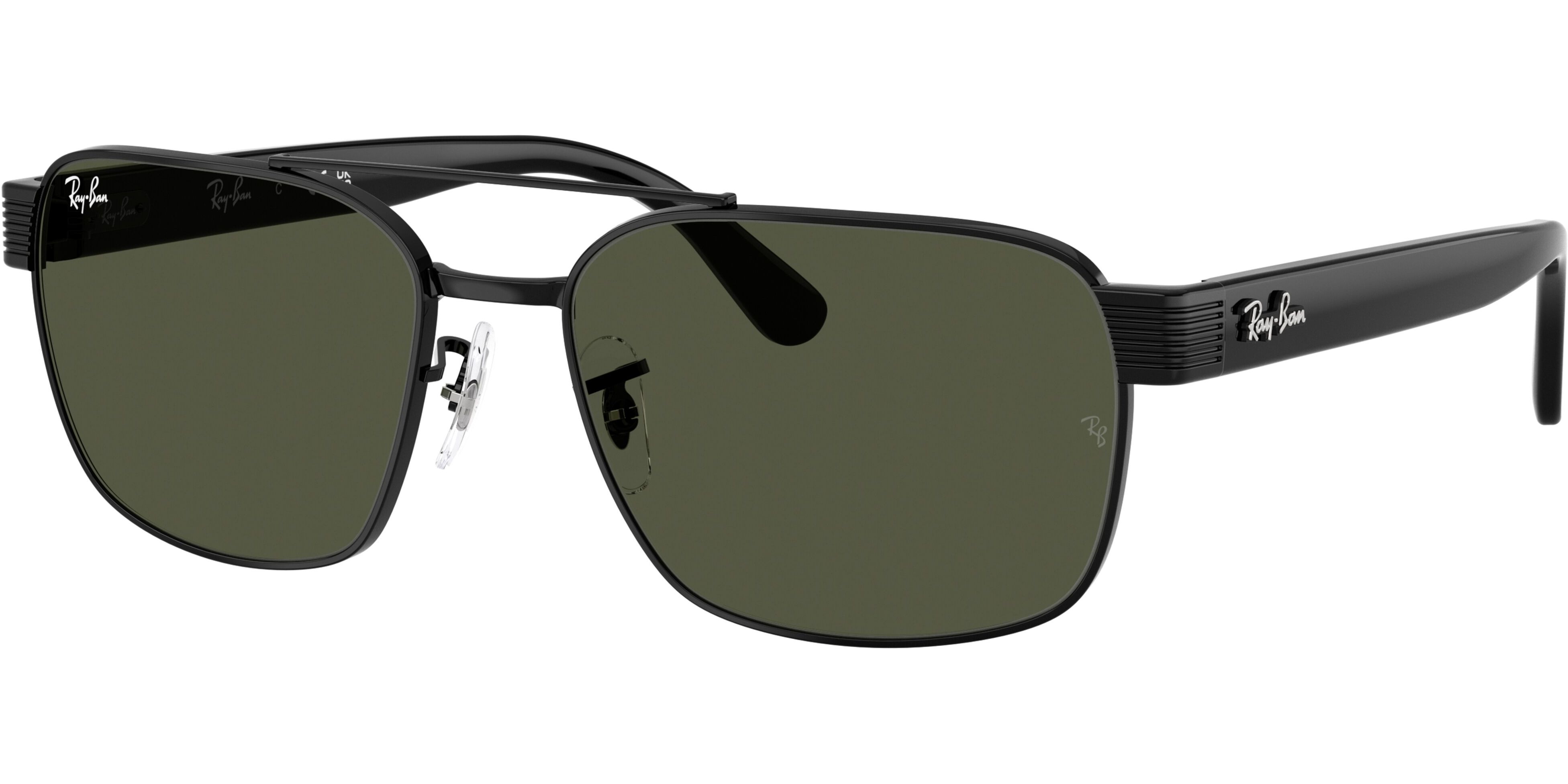 Sluneční brýle Ray-Ban® model 3751, barva obruby černá lesk, čočka zelená, kód barevné varianty 00231. 