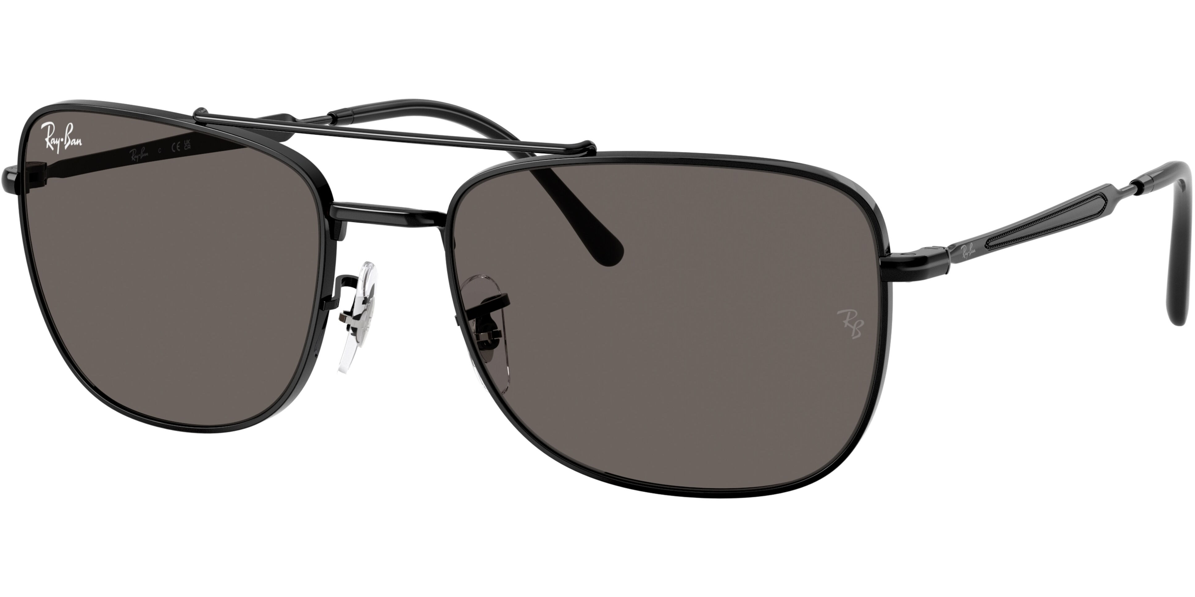 Sluneční brýle Ray-Ban® model 3755, barva obruby černá lesk, čočka šedá, kód barevné varianty 002B1. 
