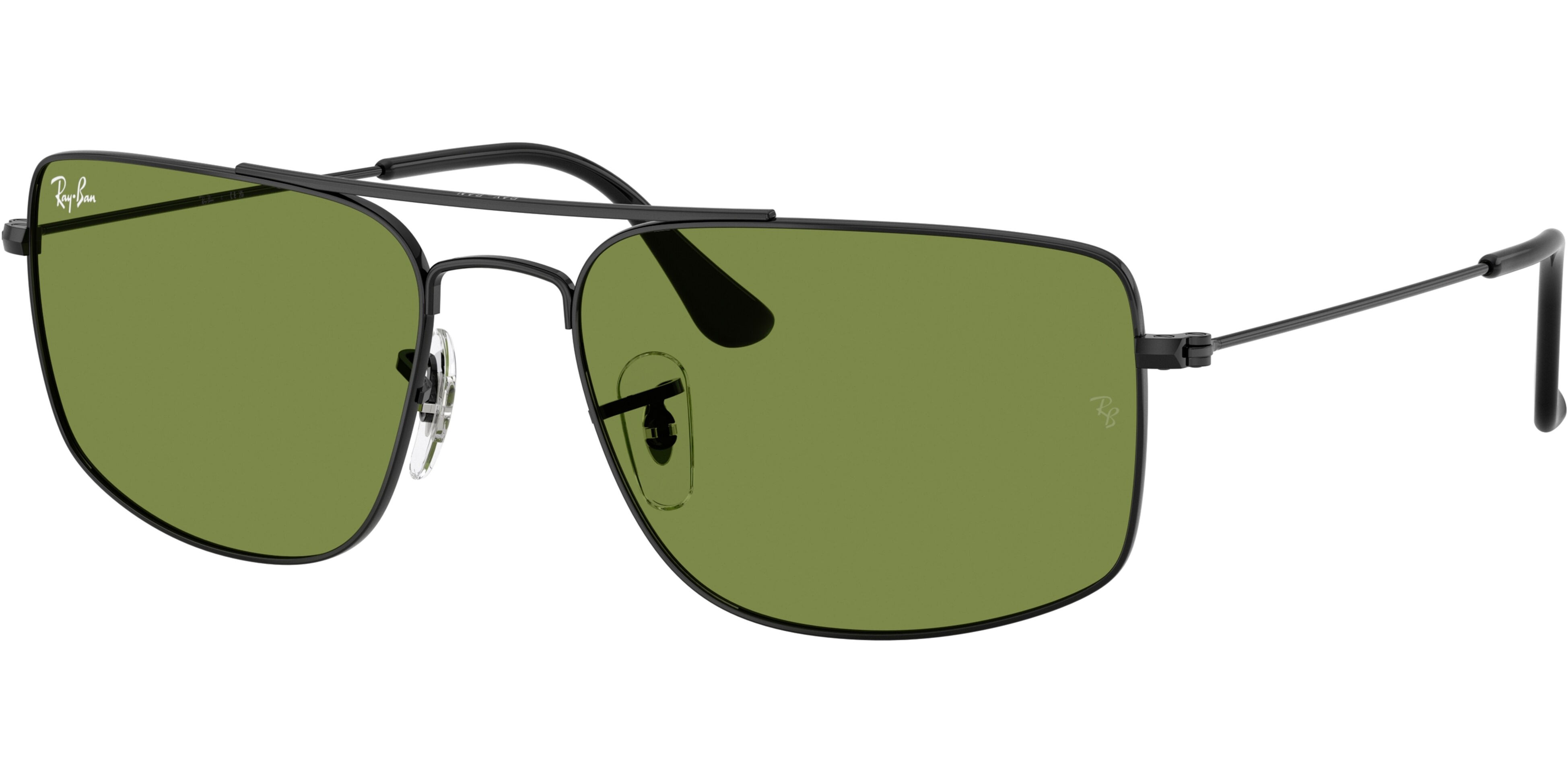 Sluneční brýle Ray-Ban® model 3779, barva obruby černá lesk, čočka zelená, kód barevné varianty 0024E. 