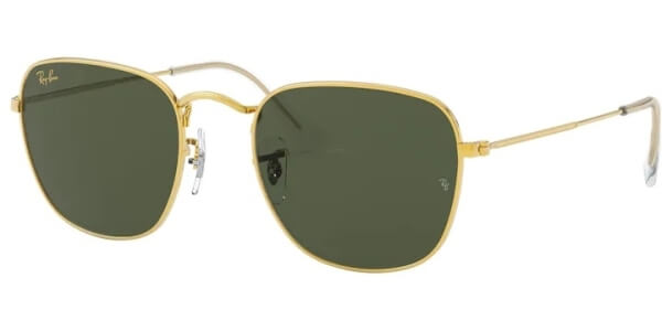 Sluneční brýle Ray-Ban® model 3857, barva obruby zlatá lesk, čočka zelená, kód barevné varianty 919631. 