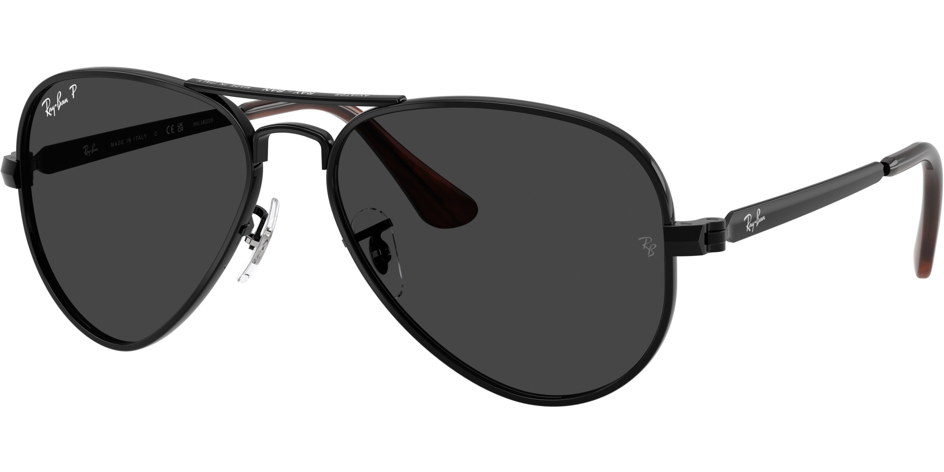 Sluneční brýle Ray-Ban® model 3925, barva obruby černá lesk, čočka šedá polarizovaná, kód barevné varianty 00248. 