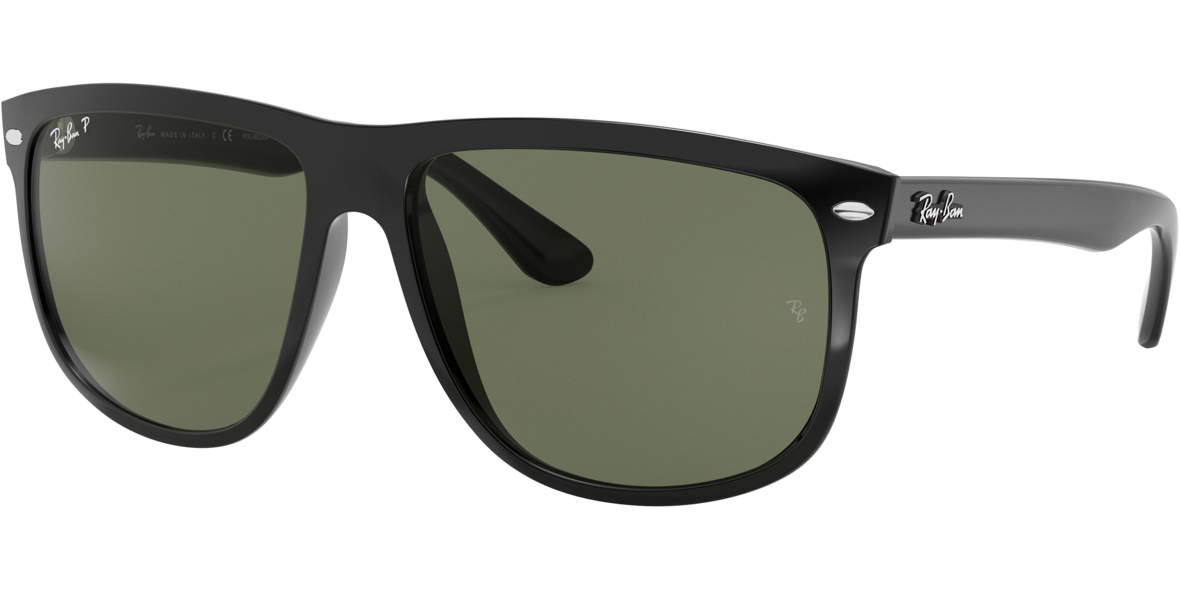 Sluneční brýle Ray-Ban® model 4147, barva obruby černá lesk, čočka zelená polarizovaná, kód barevné varianty 60158. 