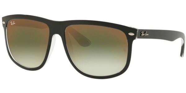 Sluneční brýle Ray-Ban® model 4147, barva obruby černá lesk, čočka červená zrcadlo gradál, kód barevné varianty 6039W0. 