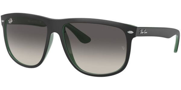 Sluneční brýle Ray-Ban® model 4147, barva obruby černá mat zelená, čočka šedá gradál, kód barevné varianty 656811. 