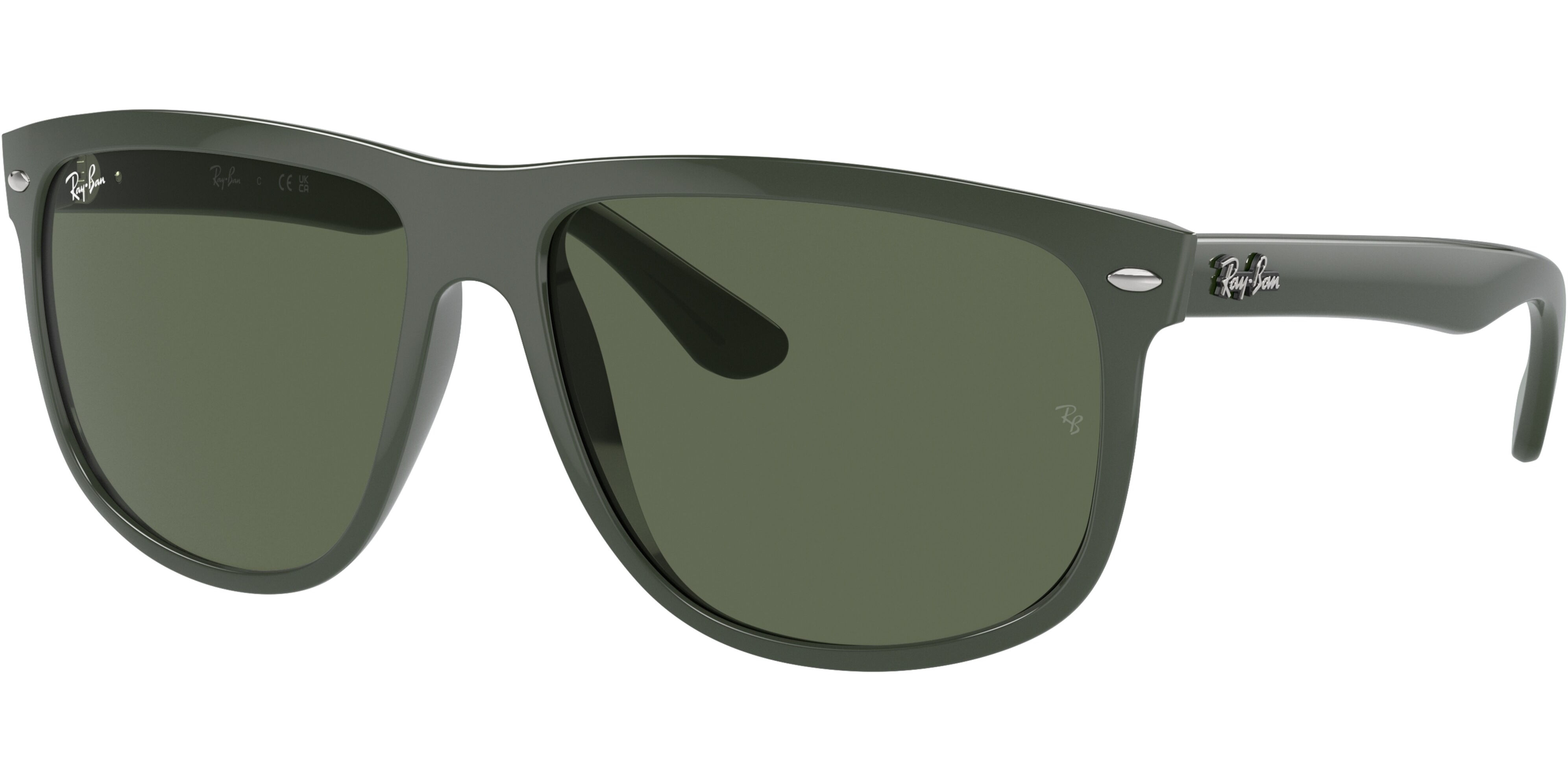 Sluneční brýle Ray-Ban® model 4147, barva obruby zelená lesk, čočka zelená, kód barevné varianty 671931. 