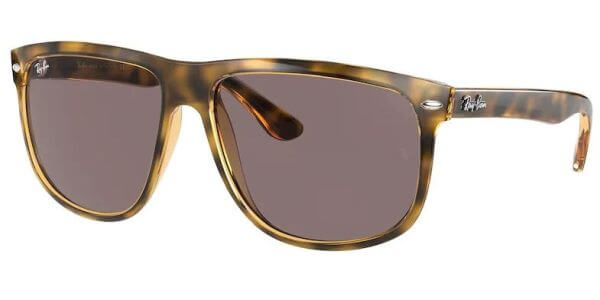 Sluneční brýle Ray-Ban® model 4147, barva obruby hnědá lesk, čočka fialová, kód barevné varianty 7107N. 