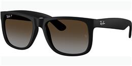Sluneční brýle Ray-Ban® model 4165, barva obruby černá mat, čočka hnědá gradál polarizovaná, kód barevné varianty 622T5. 