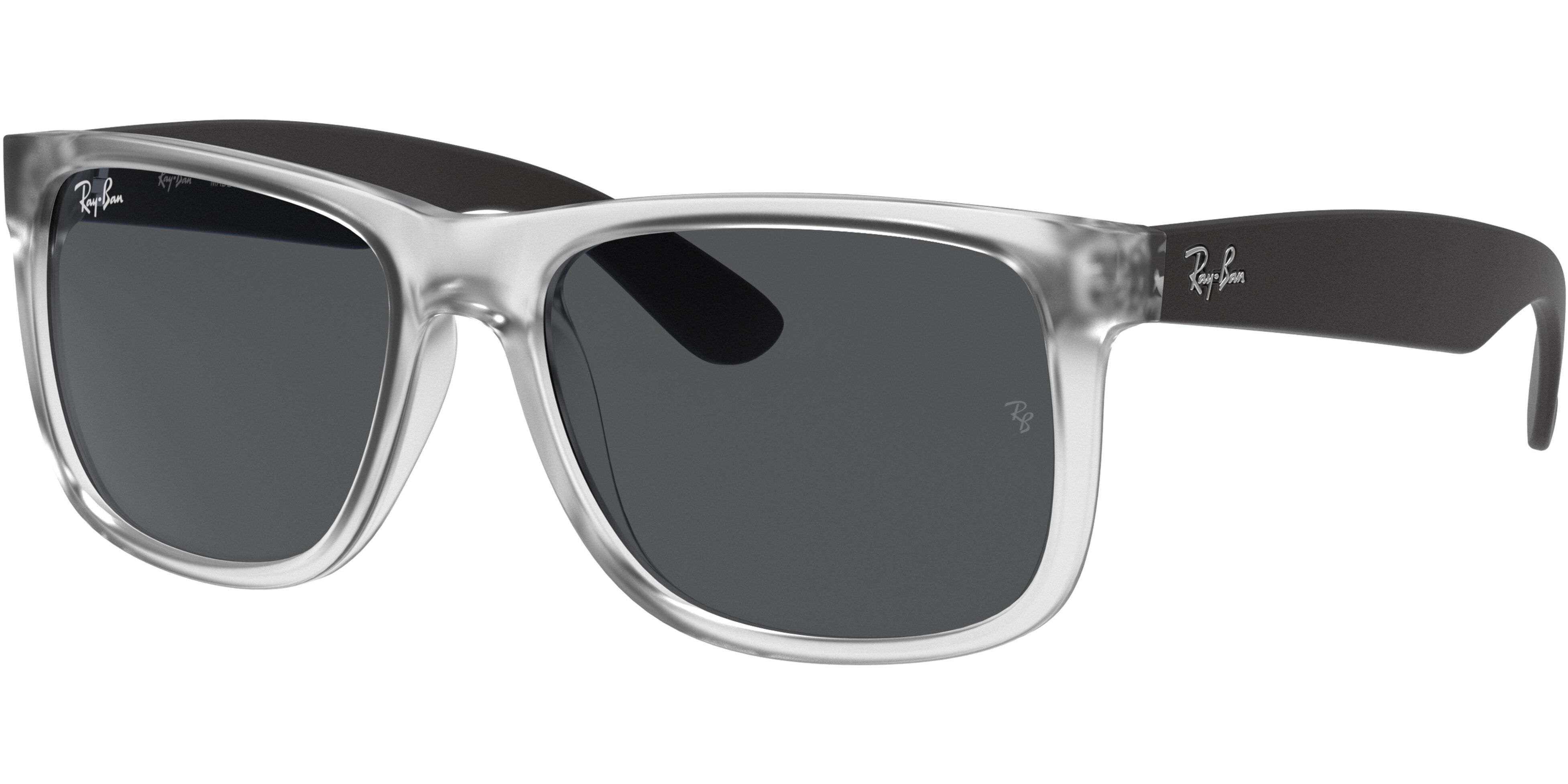 Sluneční brýle Ray-Ban® model 4165, barva obruby čirá mat černá, čočka šedá, kód barevné varianty 651287. 