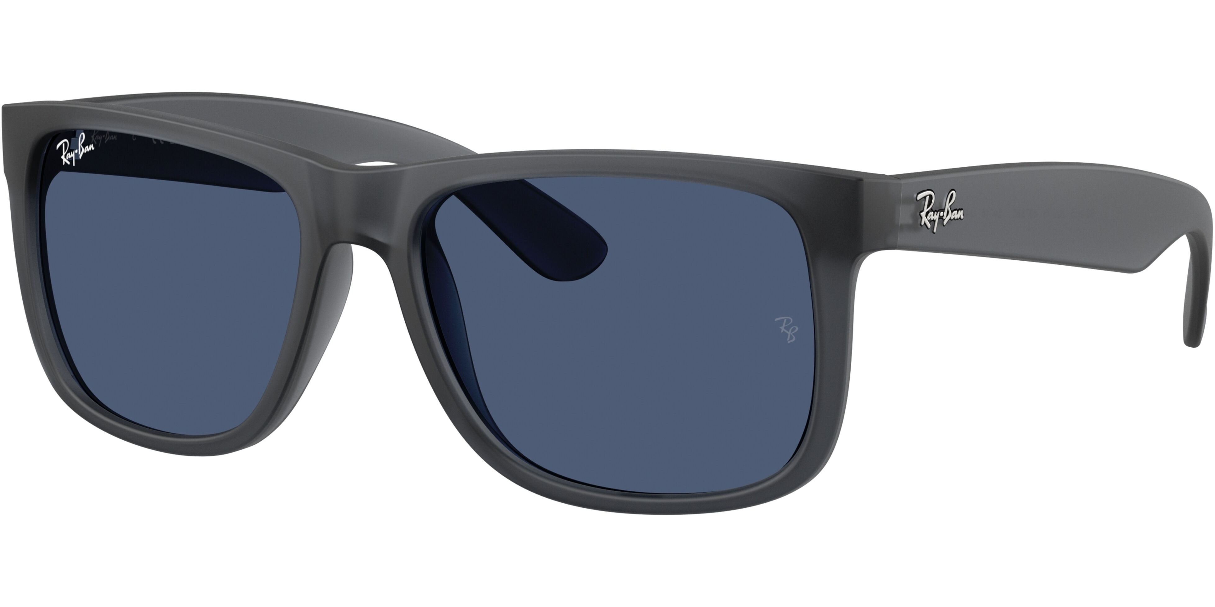 Sluneční brýle Ray-Ban® model 4165, barva obruby šedá mat, čočka modrá, kód barevné varianty 687380. 