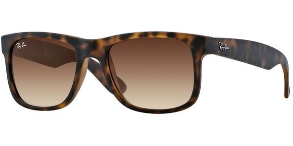 Sluneční brýle Ray-Ban® model 4165, barva obruby hnědá mat, čočka hnědá gradál, kód barevné varianty 71013. 