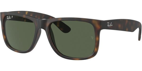 Sluneční brýle Ray-Ban® model 4165, barva obruby hnědá mat, čočka zelená gradál polarizovaná, kód barevné varianty 8659A. 