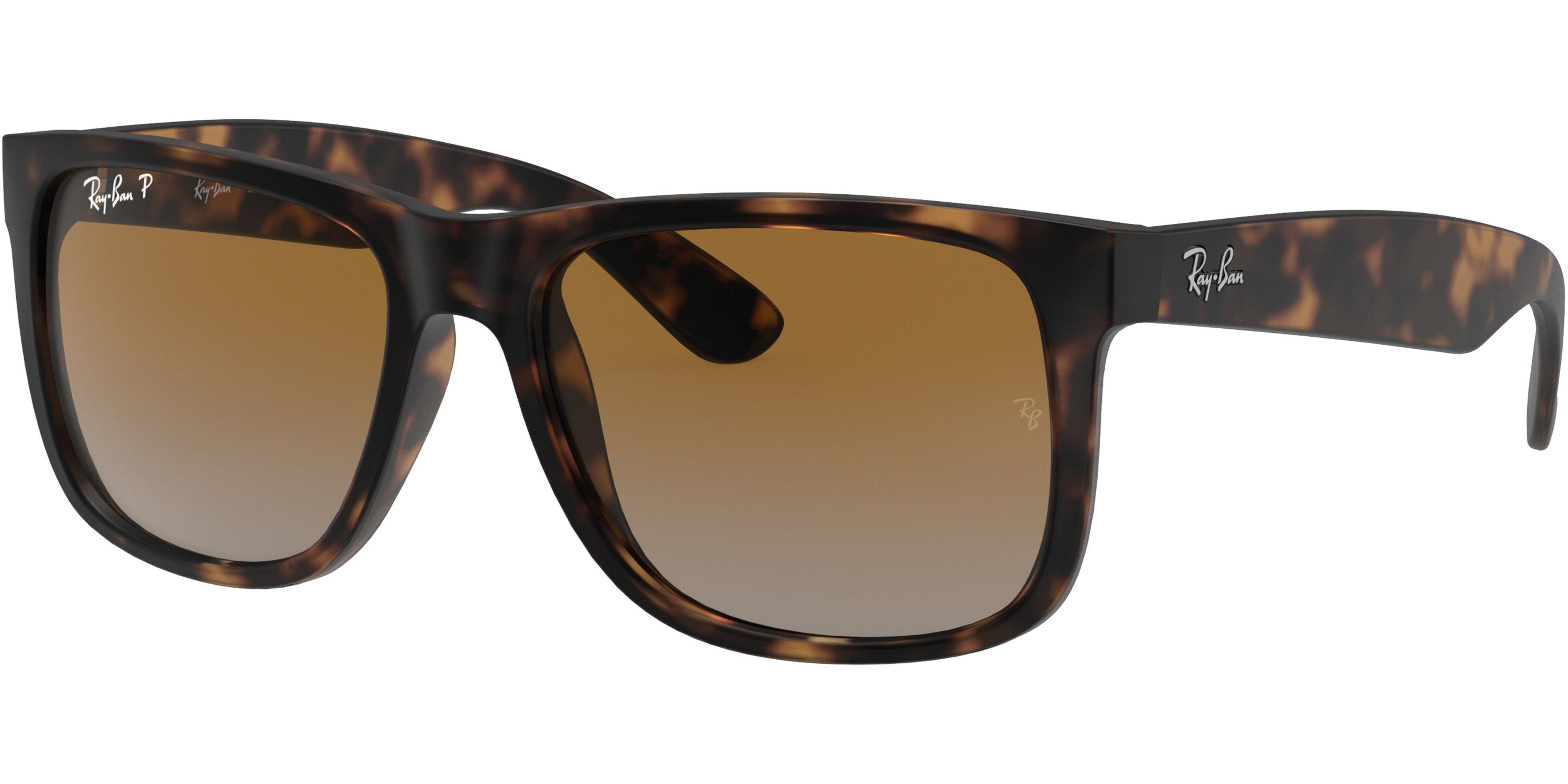 Sluneční brýle Ray-Ban® model 4165, barva obruby hnědá mat, čočka hnědá gradál polarizovaná, kód barevné varianty 865T5. 