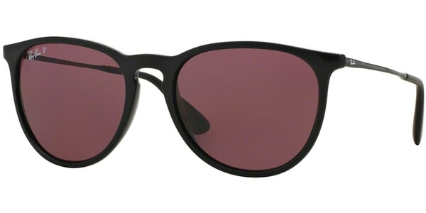 Sluneční brýle Ray-Ban® model 4171, barva obruby černá lesk stříbrná, čočka růžová polarizovaná, kód barevné varianty 6015Q. 