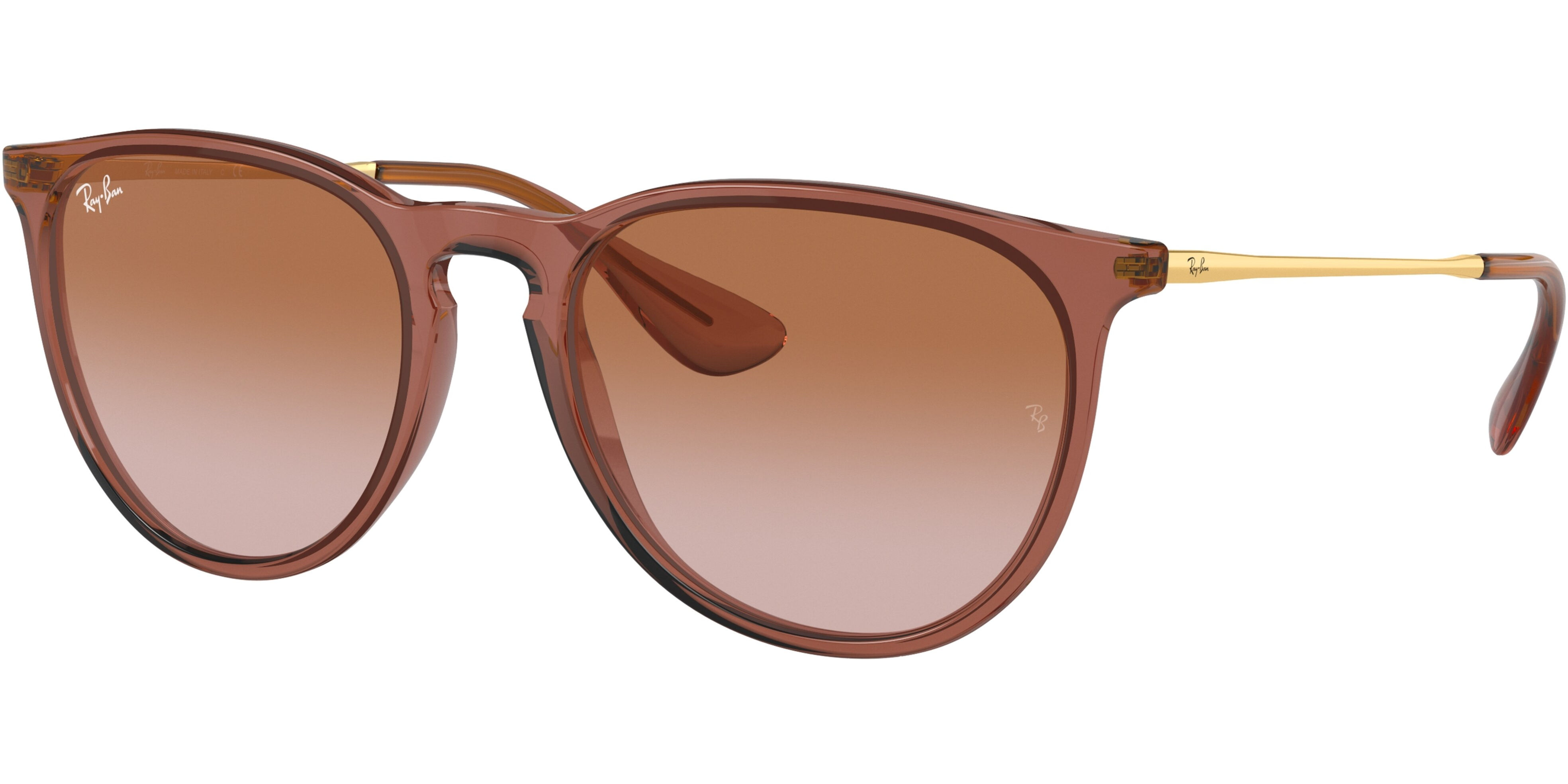 Sluneční brýle Ray-Ban® model 4171, barva obruby hnědá lesk čirá, čočka hnědá gradál, kód barevné varianty 659013. 